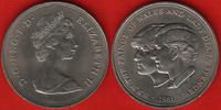  D.Britanija 25 new pence 1981 km#925 "Wedding" 