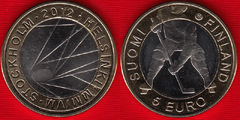  Suomija 5 euro 2012 "Ledo ritulys" UNC 