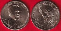  JAV 1 dollar 2020 P "George H. W. Bush" UNC 
