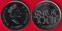  Kanada 25 cents (quarter) 1999 "September" UNC 