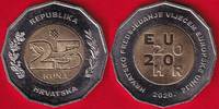  Kroatija 25 kuna 2020 "Prezidentavimas EU" UNC 