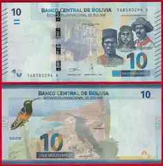  Bolivija 10 bolivianos 2018 P- 248 UNC 