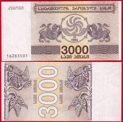  Gruzija 3000 kuponi 1993 P-45 UNC 