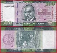  Liberija 100 dollars 2022 P-41 UNC 