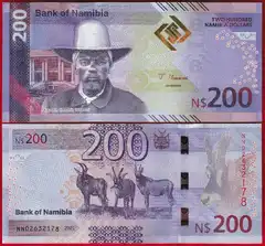  Namibija 200 dollars 2025 P-24 UNC 