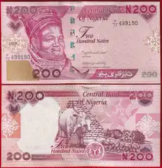  Nigerija 200 naira 2026 P-47 UNC 