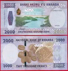  Ruanda 2000 francs 2024 P-44 UNC 