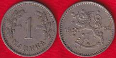  Suomija 1 markka 1928-1940 km#30 