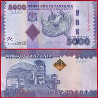  Tanzanija 5000 shillings 2020 P-43 UNC 