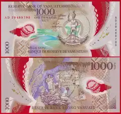 Vanuatu 1000 vatu 2020 P-13 Polymer UNC 