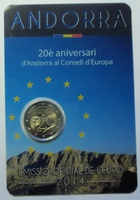  Andora 2 euro 2014 (2016) "Council" BU 